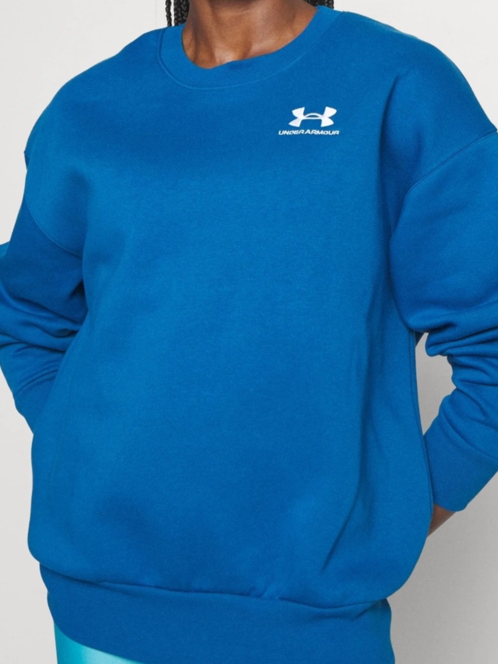 UNDER ARMOUR Women's Icon Fleece Oversized Crew sweatshirt
